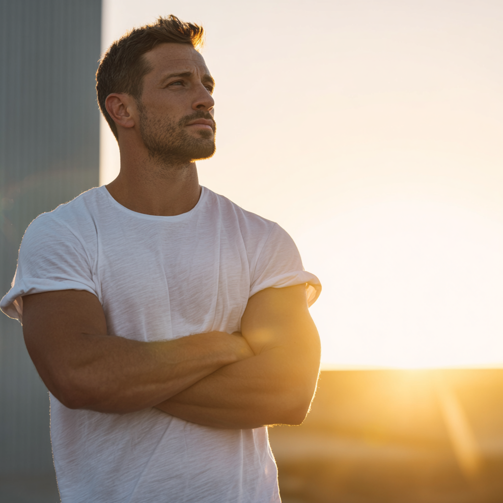 Чоловік у спортзалі - здоров'я та енергія